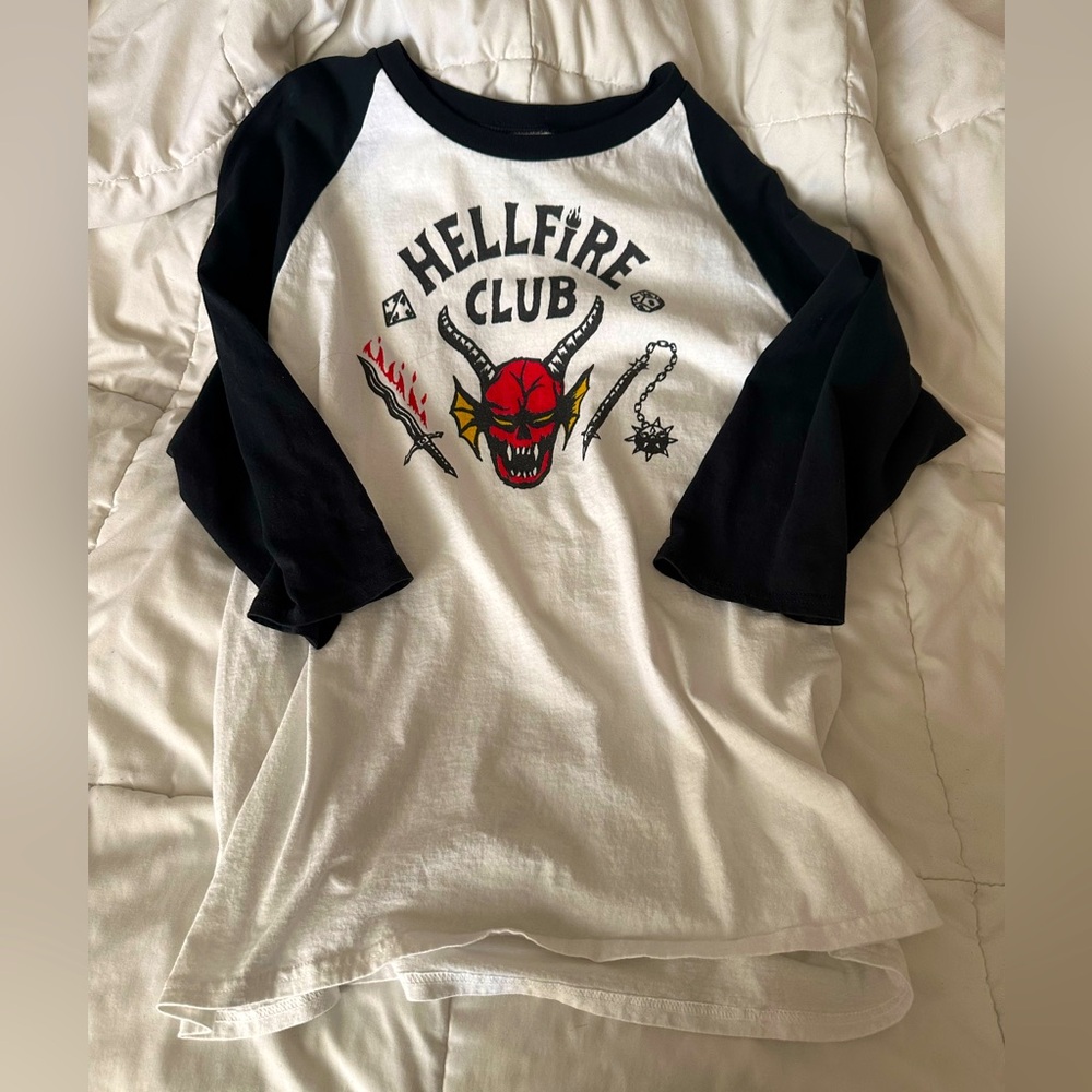 Hellfire Club Eddie Munson Baseball Tee